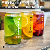 Bouteille PET Facile à Ouvrir 250ml, 330ml, 375ml, 500ml, 1000ml pour Boissons, Jus, Sodas, Bière – Canette à Anneau Pratique