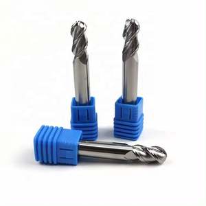 Fresas de extremo para CNC con larga vida útil, herramientas de fresado CNC 45HRC 55HRC 65HRC, fresa de extremo plana, de punta esférica y con radio de esquina de 2/3/4 filos - Product Image 6