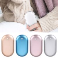2025 Hot-Selling Hochwertiger Großhandel 2-in-1 Doppelseitige Heizung USB Wiederauf ladbarer Mini Power Bank Hand wärmer für Geschenke