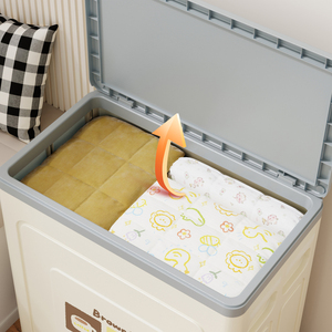 Scatola Pieghevole per Stoccaggio <span class=keywords><strong>di</strong></span> Grande Capacità in Materiale PP Ecologico con Ruote e Apertura Superiore per <span class=keywords><strong>Casa</strong></span> e <span class=keywords><strong>Giardino</strong></span> - Product Image 3