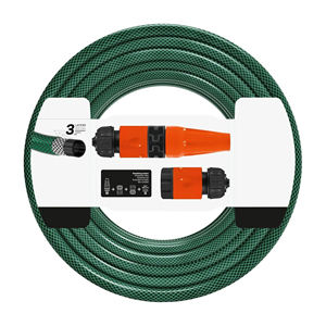 צינור גינה קלוע, 20 מטר, תומך בהתאמה אישית, צינורות PVC להשקיה, משתמש בחומרים חדשים כדי לעמוד בפני קרני UV והזדקנות - Product Image 1