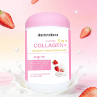 Poudre de collagène marin 5-en-1 Teyi |   Complément alimentaire anti-âge pour adultes |   Délicieuse saveur fraise 508g |   Durée de conservation de 2 ans