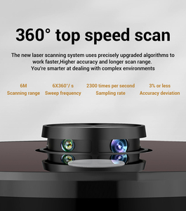روبوت تنظيف مجاري الهواء لاسلكي للتنظيف الرطب والجاف مع شحن تلقائي لعام 2025، يعمل بتطبيق تويا واي فاي، مناسب للسجاد والأرضيات الصلبة - Product Image 4