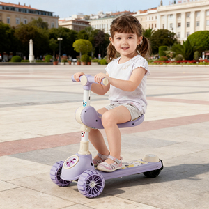 Scooter Plegable 3 en 1 de Alta Calidad, Ligero, de Plástico, Convertible, para Niños, con Música, para Jugar al Aire Libre - Product Image 4