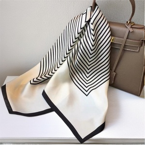 Nouvel Arrivage : Pochette de costume en satin de soie imprimé animal, foulard numérique pour homme 70x70cm, écharpe sergé pour adulte - Product Image 4