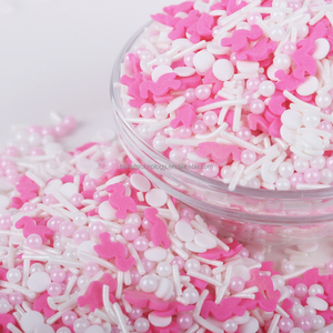 Confettis roses en forme de flamant rose, fournitures pour la décoration de gâteaux, supports pour la Saint-Valentin - Product Image 5