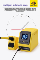 Station de soudage OSS T12 PLUS Fer à souder électronique avec embouts T12 pour la réparation de circuits imprimés Réparation de cartes de téléphone Outils de soudage