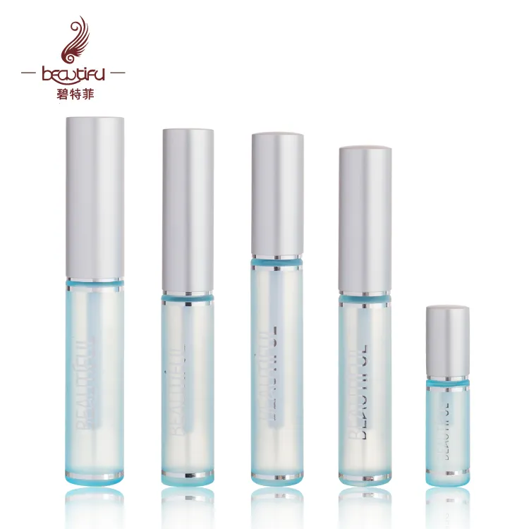 Bottiglie adesive per colla per ciglia trasparenti glassate portatili da 3.5ml fiale/flaconi per siero enhancer per ciglia/confezione per eyeliner