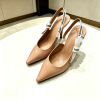 Sandales tendance de luxe de marque pour femme, classiques avec nœud en sangle, chaussures décontractées d'été pour l'extérieur