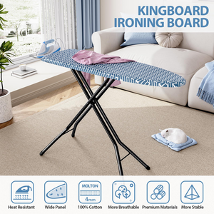 <b>Foldable</b> Ironing Board High Temperature Resistant Household Height Adjustable Pure Cotton Iron Pattern Optional Ironing Board - Product Image 4