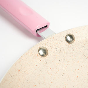 مقلاة غير لاصقة بطلاء رخامي من الألومنيوم مع قاعدة للحث الحراري لطهي الفطائر وأدوات المطبخ للاستخدام المنزلي - Product Image 5