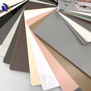 Lapisan Laminasi Membran Furnitur PVC Berkilau Warna Solid Berkilau Tinggi untuk Lembaran PVC