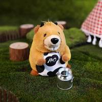 Muñeco de Peluche Hecho a Mano de la Serie Masculina Big Sound de ABO Ah Bo, Adornos de Peluche Suaves con Patrón de Anime de Dibujos Animados, Regalo Festivo