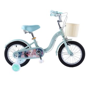 Vélo pour filles <span class=keywords><strong>WEIZE</strong></span>, 14 pouces, avec roues d'apprentissage |   Vélo pour enfant 3-9 ans avec frein à panier, sonnette, chaîne et protection, pour débutant, monovitesse - Product Image 2