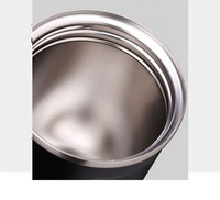 Tasses à café isothermes en acier inoxydable 18/8 écologiques avec couvercle, 380ML/510ML, couleurs personnalisées, isolation 6-12 heures, XUHUI
