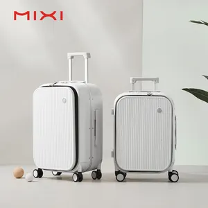 Mixi Custom Luxury Stylish PC Hard Shell Suitcase Lightweight Maletas De Viaje Travel Trolley Luggage Sets Carry-ons