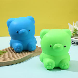 Giant TPR Soft Bear Squishy Toy Stretchy Sensory <b>Fidget</b> Toys for Adults Heavy Stress Relief Venting Animals Squeeze Toy Bulk - Product Image 2