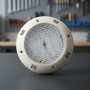 Luz de pared para piscina de ABS con lente de policarbonato resistente al óxido – Iluminación LED sumergible de bajo voltaje de 12 V - Product Image 1