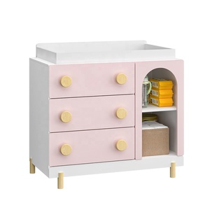 <span class=keywords><strong>Commode</strong></span> <span class=keywords><strong>à</strong></span> 3 tiroirs Armoire de chambre <span class=keywords><strong>à</strong></span> coucher pour enfant en bas âge Table <span class=keywords><strong>à</strong></span> <span class=keywords><strong>langer</strong></span> en bois <span class=keywords><strong>Commode</strong></span> pour bébé <span class=keywords><strong>avec</strong></span> tiroirs <span class=keywords><strong>Commode</strong></span> pour bébé - Product Image 2