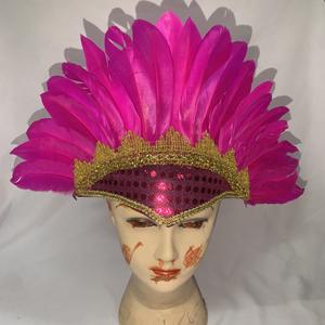 Halloween Hari anak-anak kinerja pesta bulu kepala India warna-warni alat peraga hiasan kepala - Product Image 2