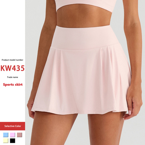 Gran oferta, moda informal, para mujer, actividad física, deportes, cintura Natural de alta elasticidad para verano, gimnasio, falda para correr, verano, 2017 - Product Image 2