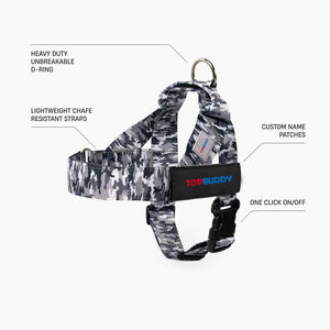 เสื้อกั๊กสุนัขระบายอากาศได้ดีสวมใส่สบายตลอดทั้งวันถอดง่ายสายรัดสำหรับสัตว์เลี้ยงมีตัวเลือกสีตามสั่ง - Product Image 2