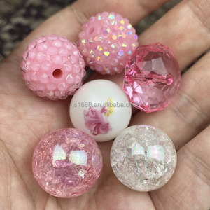 Cuentas <span class=keywords><strong>de</strong></span> <span class=keywords><strong>chicle</strong></span> con estampado <span class=keywords><strong>de</strong></span> <span class=keywords><strong>princesa</strong></span> <span class=keywords><strong>de</strong></span> estilo mixto <span class=keywords><strong>de</strong></span> 20mm, cuentas gruesas acrílicas redondas para hacer joyas, pluma con cuentas, venta al por mayor - Product Image 2