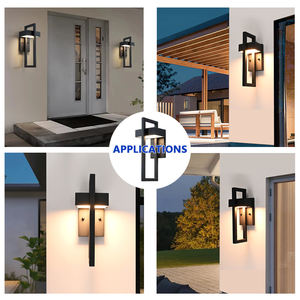 Applique murale solaire extérieure moderne décorative nordique de luxe imperméable IP65 pour jardin - Product Image 4