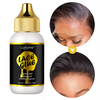 Colle Gel pour Perruques 38ml/150ml, Adhésif Imperméable pour Perruques, Colle Durable Unisexe pour Accessoires Capillaires pour Tous Types de Cheveux
