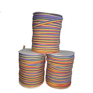 100 yardas por rollo, venta al por mayor, cinta de rayas arcoíris de 10mm, cinta de Orgullo <span class=keywords><strong>Gay</strong></span> arcoíris - Product Image 2