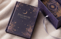 Jeu de cartes de tarot et d'oracle personnalisable KingCards en papier d'art hautement portable avec estampage à chaud personnalisé, incluant un livret et un journal avec bordure dorée