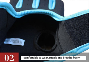 Gants de sport unisexes en néoprène respirant à demi-doigts pour musculation, entraînement et fitness, extensibles - Product Image 3