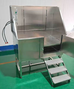 อ่างอาบน้ำสุนัขสแตนเลสเป็นมิตรกับสิ่งแวดล้อมอ่างอาบน้ำดูแลสัตว์เลี้ยงสำหรับทำความสะอาดสัตวแพทย์อาบน้ำผลิตภัณฑ์สปา - Product Image 3