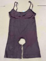 Body de maintien de forme à haute élasticité pour femmes, avec sangle réglable, culotte de contrôle ouverte à l'entrejambe, sortie d'usine