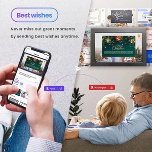 กรอบรูปดิจิตอล WiFi พร้อมหน้าจอสัมผัส IPS ความจุ 32G แชร์รูปภาพและวิดีโอผ่านแอป Uhale ฟรี - Product Image 4
