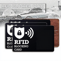 Customized PVC RFID/NFC Blocking Credit Card Shield with Payment Protection Waterproof & Anti-Theft