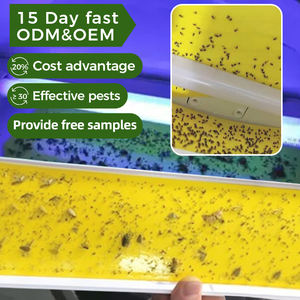 แผ่นสีเหลืองอเนกประสงค์เหมาะสำหรับจับแมลงวันมดปลวกที่มีตัวเลือกหลายขนาดสำหรับกับดักแมลงวัน - Product Image 1
