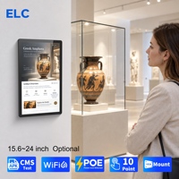 Affichage numérique Android 16 4 Go 64 Go 1920*1080 Écran tactile capacitif WiFi 6 PoE pour détails d'exposition muséale