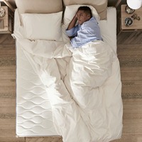 Matelas Hybride de Luxe Hôtelier Orthopédique en Mousse à Mémoire de Forme, Taille King, Ressorts Ensachés Compressés, Livré Roulé dans une Boîte