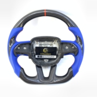 Hot <strong>Selling</strong> Product Auto Parts 100% Real Carbon Fiber Steering Wheel for Dodge Challenger/Charger/Dodge <strong>Hellcat</strong>