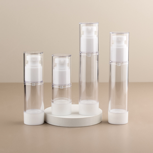 Botella de bomba sin aire vacía AS 15ml 30ml 50ml 80ml 100mL 120ml para cosméticos loción champú crema dispensación de viaje - Product Image 6