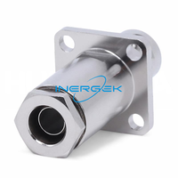 Connecteur triaxial BNC INERGYK TRB-KF4A, impédance 50 ohms, bride à 4 trous pour câble TRC50-2, connecteur BJ77