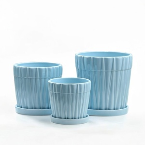 Hochwertiger, umweltfreundlicher, langlebiger Keramik-Pflanzenständer für den Garten, modern, verstellbar, im Mid-Century-Stil, handgeschnitzt, für Blumentöpfe - Product Image 1