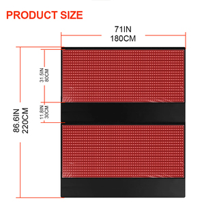 OEM biểu tượng tùy chỉnh led từ xa giường spa Chăn túi ngủ 660nm 850nm hồng ngoại Đỏ liệu pháp ánh sáng sử dụng nhà vẻ đẹp thiết bị - Product Image 1