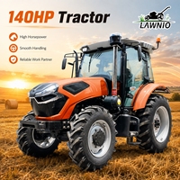 Nuevo Modelo de Tractor Agrícola LAWNIO con Ruedas Ajustables Opcionales, Construcción Duradera para Cosecha