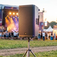 Enceinte active professionnelle de 15 pouces avec alimentation de 2100 W de classe D, design portable sur pied, modèle ART915-AX