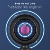 Sèche-cheveux ionique pliable 1800W Séchage rapide Sèche-cheveux professionnel à ions négatifs Sèche-cheveux