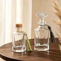 Bouteille diffuseur en verre vide pour bâtonnets, réutilisable, vente en gros, durable, pour parfums d'ambiance domestiques