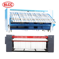 Support de personnalisation Machine à repasser et à plier les tissus entièrement automatique avec gerbeur pour l'usine de blanchisserie d'hôtel