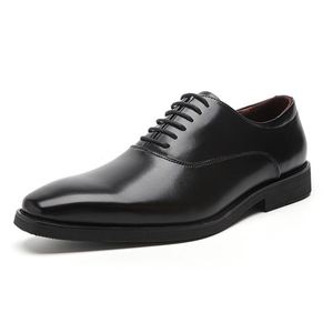 Chaussures en cuir véritable pour hommes, style professionnel décontracté, fabriquées en usine, modèle Sh11518a - Product Image 2